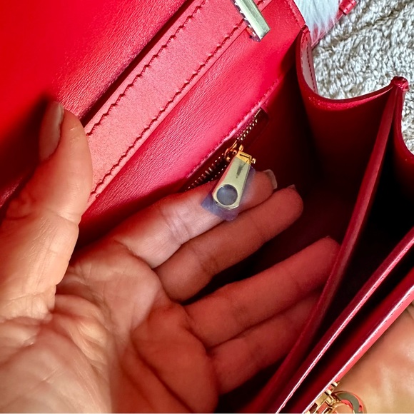 NWT Burberry TB flap bag red - Picture 6 of 16